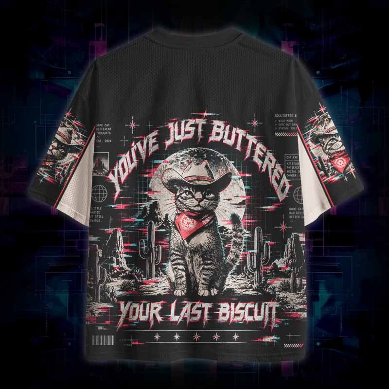 Soulisfree You've Just Buttered Your Last Biscuit Mesh Jersey