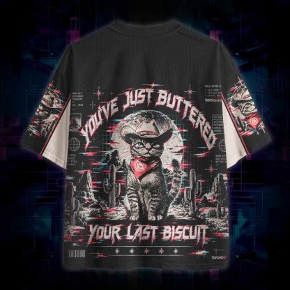 Soulisfree You've Just Buttered Your Last Biscuit Mesh Jersey