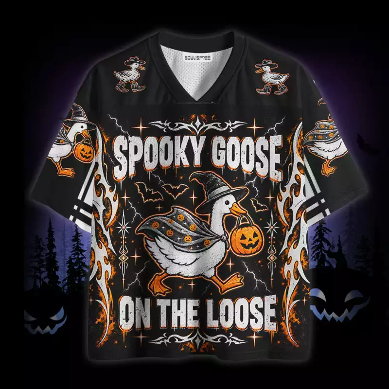 Soulisfree Spooky Goose On The Loose Mesh Jersey