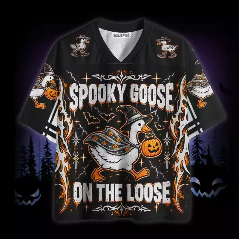 Soulisfree Spooky Goose On The Loose Mesh Jersey