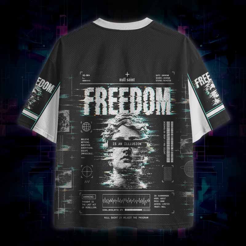 Soulisfree  Freedom Is An Illusion Mesh Jersey