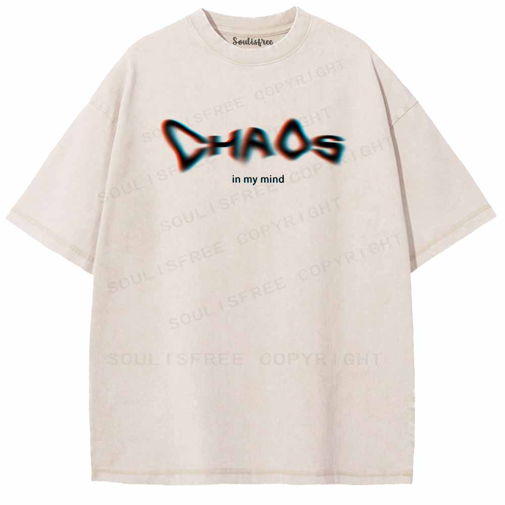Soulisfree Chaos In My Mind Washed Tee