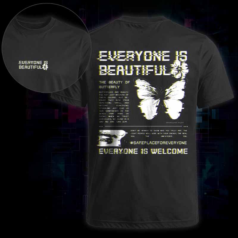 Soulisfree   EVERYONE IS BEAUTIFUL Classic Tee