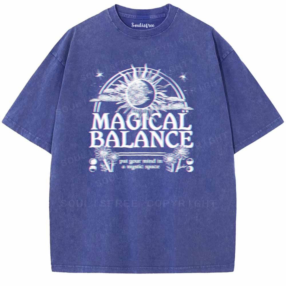 Soulisfree  MAGICAL BALANCE Washed Tee