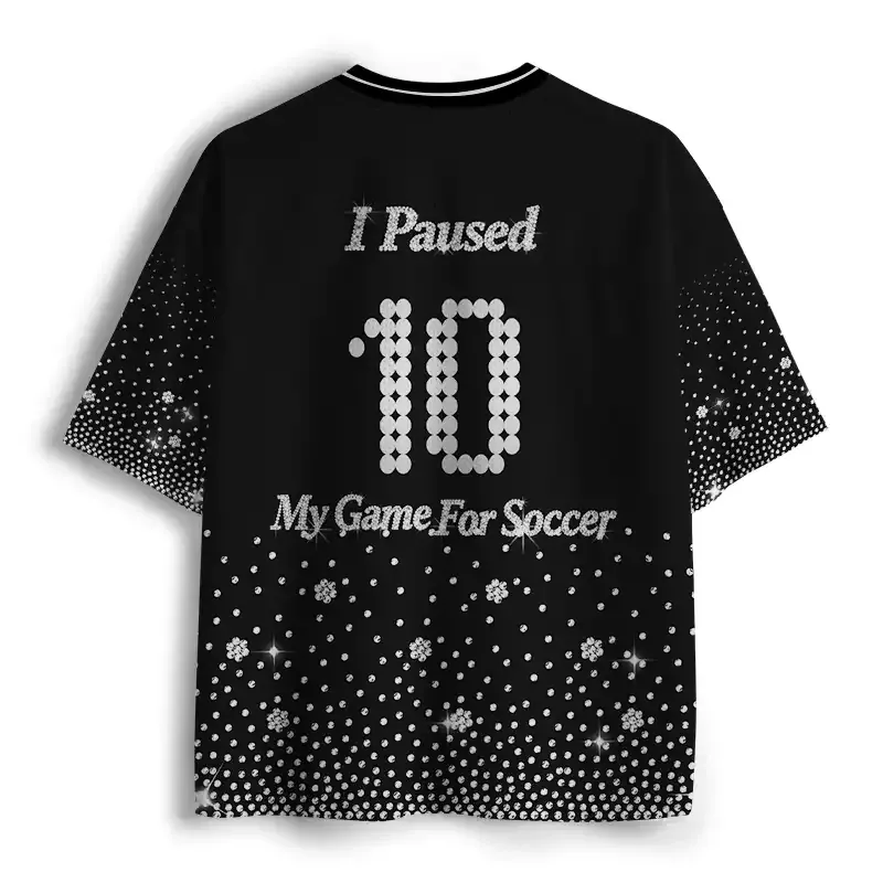 [Copy]Soulisfree I Paused My Life for Soccer Season Mesh Jersey 
