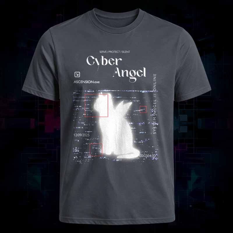 Soulisfree Cyber Angel Cat  Classic Tee