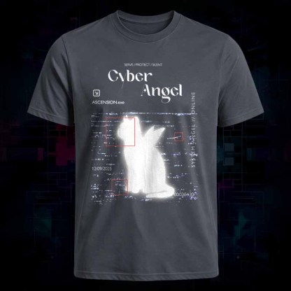 Soulisfree Cyber Angel Cat  Classic Tee