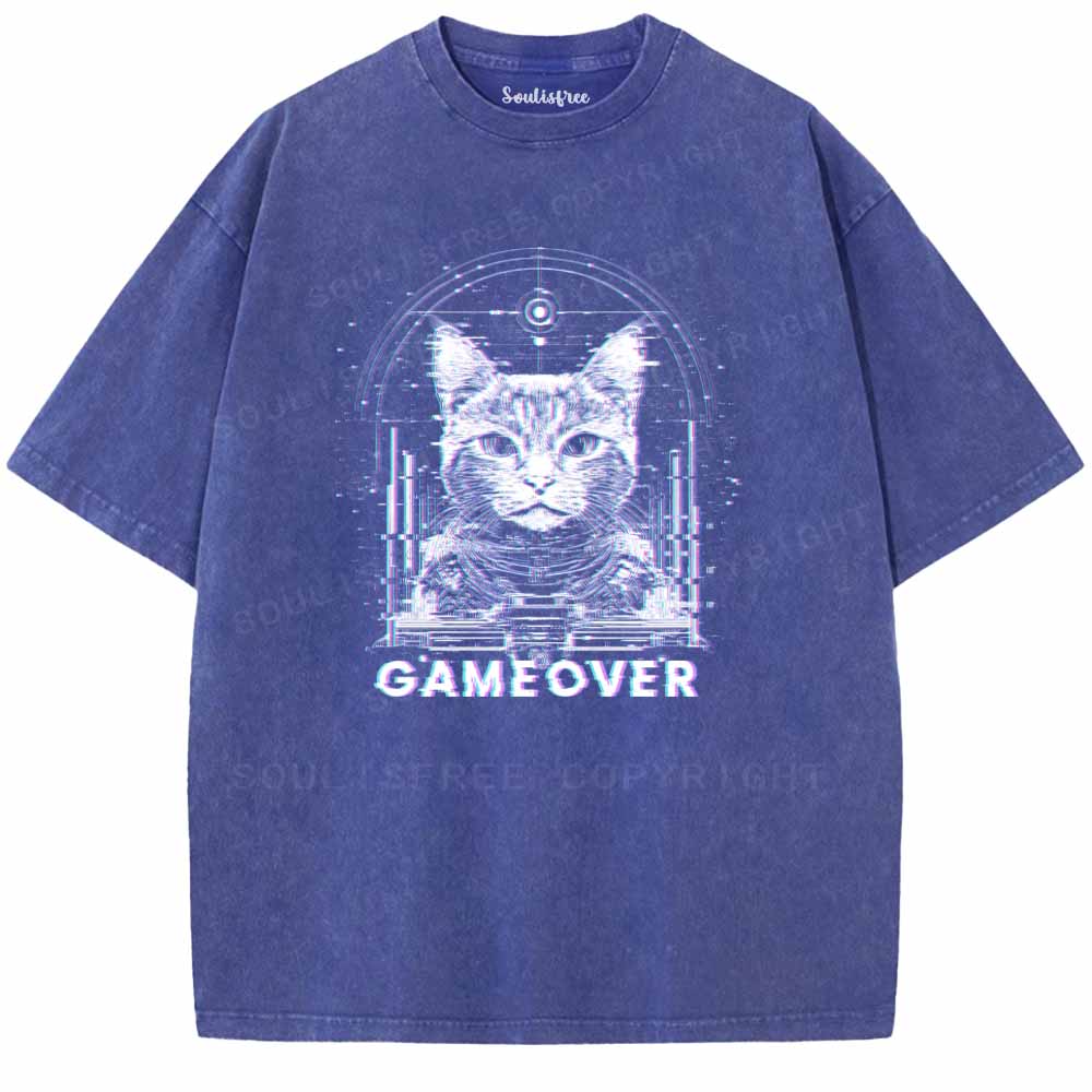 Soulisfree  GAMEOVER Washed Tee