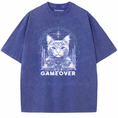 Soulisfree  GAMEOVER Washed Tee