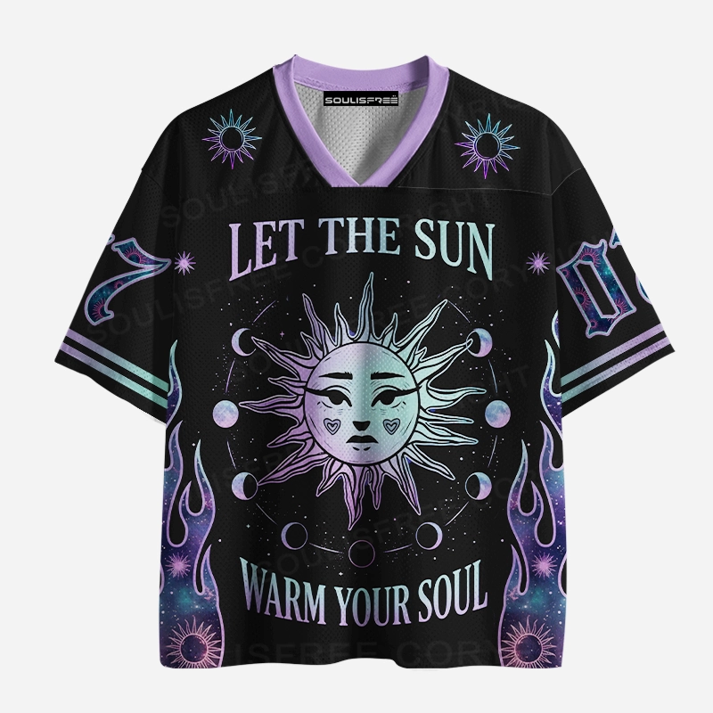 Soulisfree LET THE SUN WARM YOUR SOUL Mesh Jersey