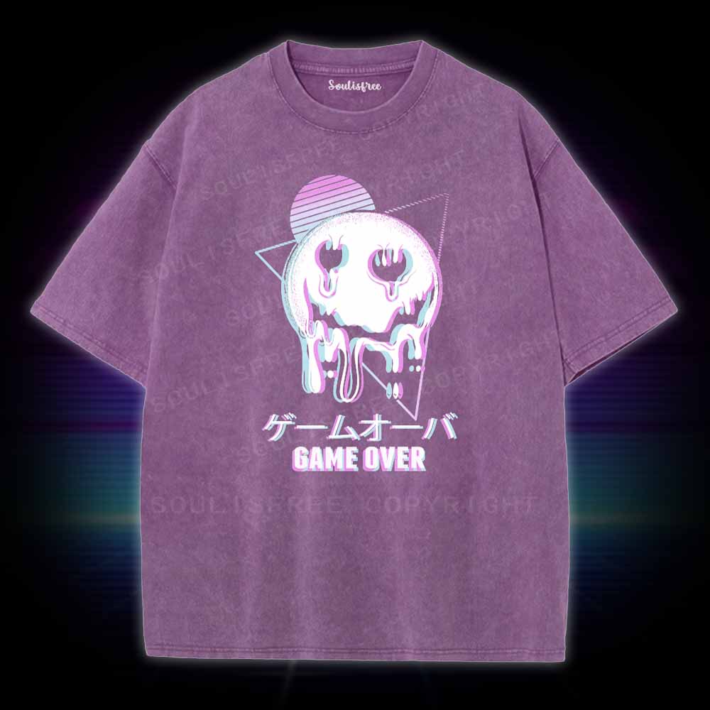 Soulisfree GAME OVER Washed Tee