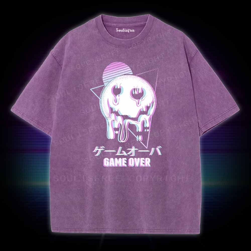 Soulisfree GAME OVER Washed Tee