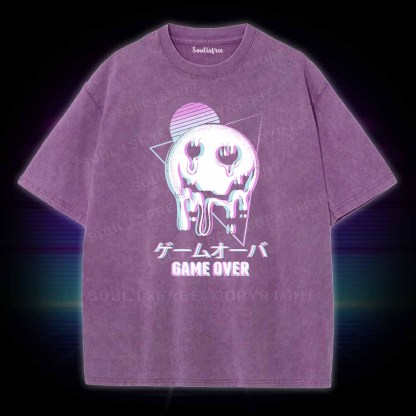 Soulisfree GAME OVER Washed Tee