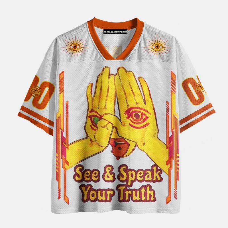 Soulisfree See & Speak Your Truth Mesh Jersey