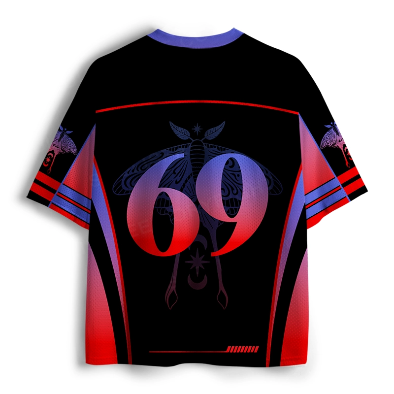 oulisfree Mystic Moth Gradient Nature  Mesh Jersey