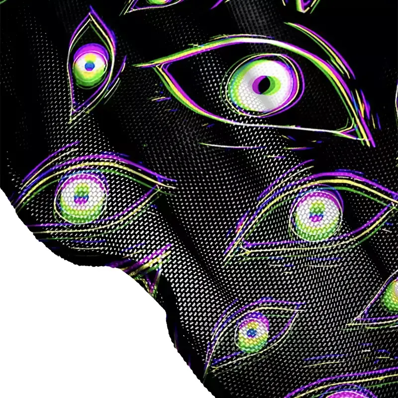 Soulisfree Glitch Vision Sheer Mesh Cover Up