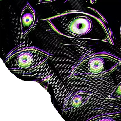 Soulisfree Glitch Vision Sheer Mesh Cover Up