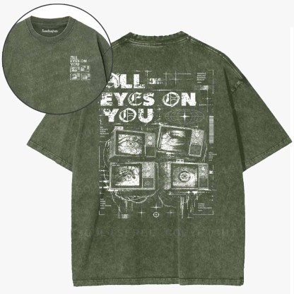 Soulisfree  Eyes Behind The Signal Washed Tee
