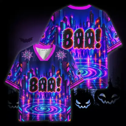 Soulisfree Neon Boo City Mesh Jersey