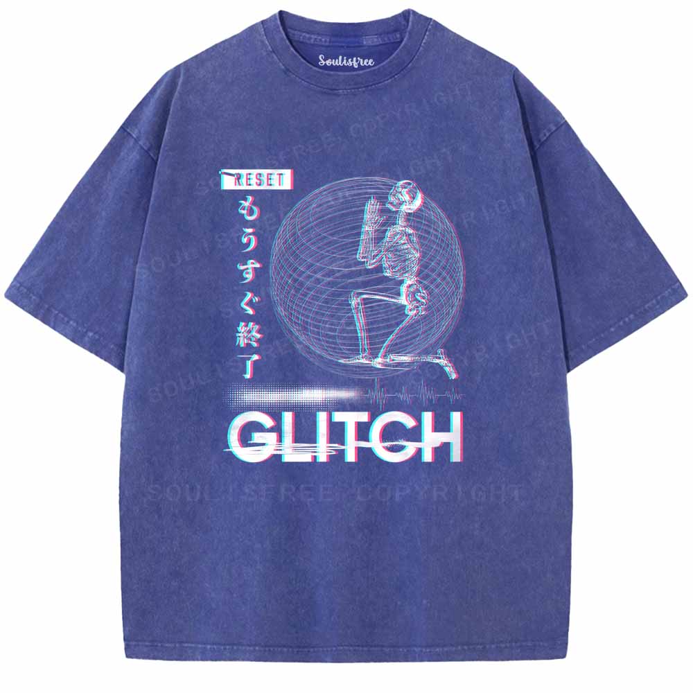 Soulisfree Glitch Reset Prayer Washed Tee