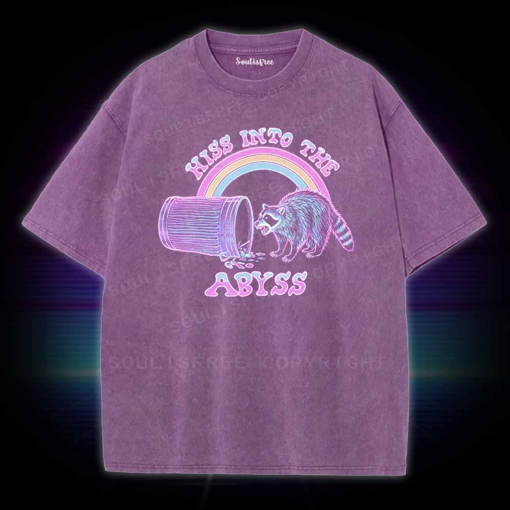 Soulisfree Hiss Into the Abyss Washed Tee