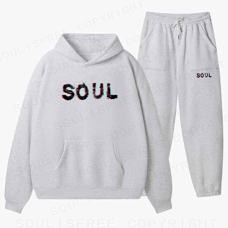 Soulisfree SOUL Cotton Fleece Hoodie Set