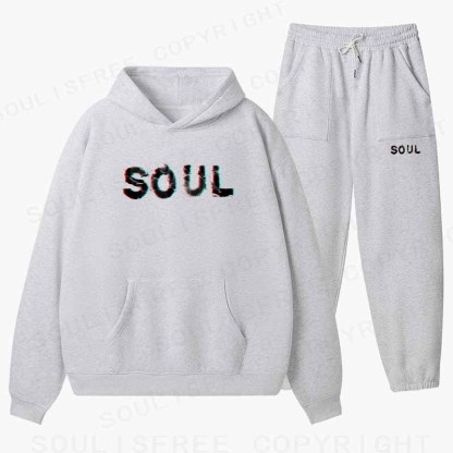 Soulisfree SOUL Cotton Fleece Hoodie Set