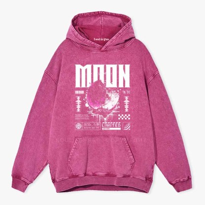 Soulisfree Limited Edition Moon  Washed Hoodie