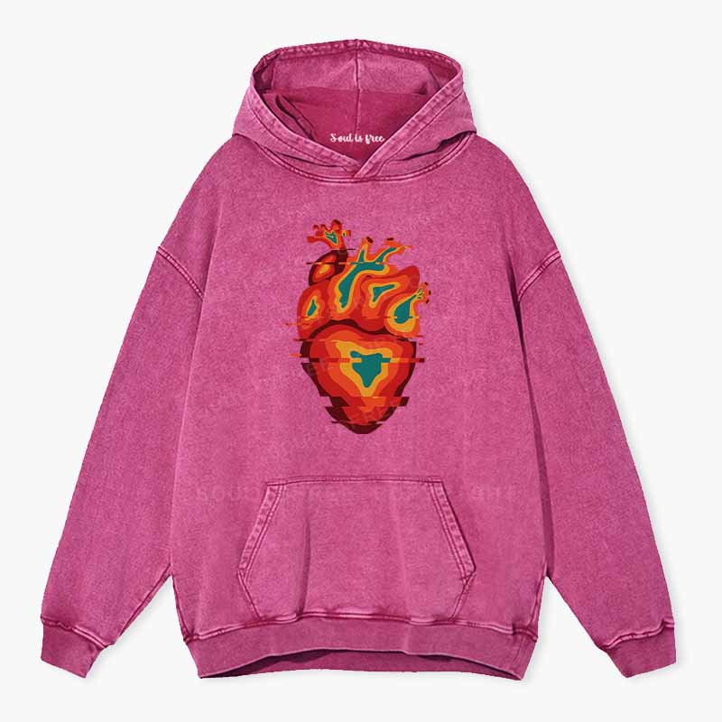 Soulisfree  The Crystallization of the Soul Washed Hoodie
