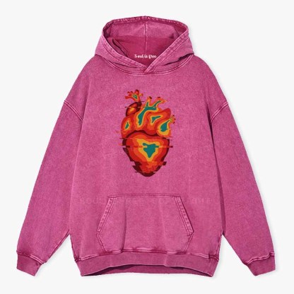 Soulisfree  The Crystallization of the Soul Washed Hoodie