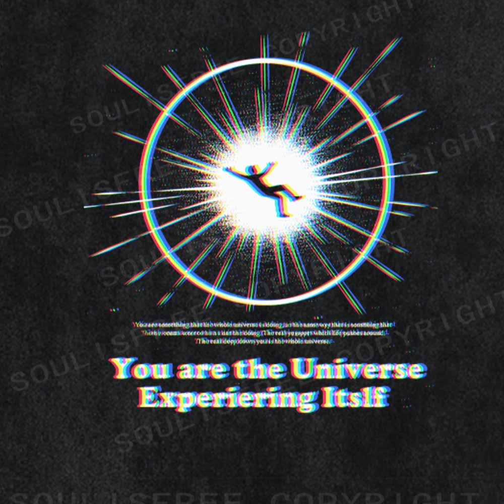 Soulisfree  You are the Universe Experiering Itslf Washed Tee