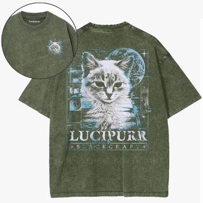 Soulisfree Lucipurr: Blackcraft Washed Tee