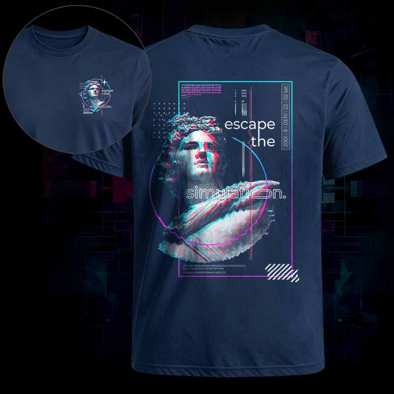 Soulisfree Escape The Simulation Classic Tee