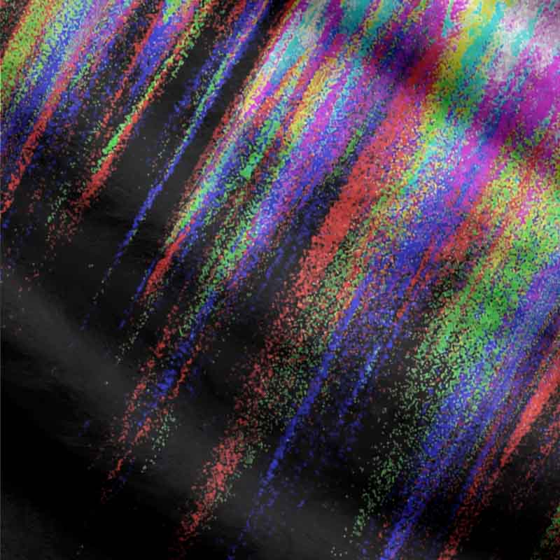 Soulisfree Infinite Streams Of Color Fuzzy Cardigan Sweater