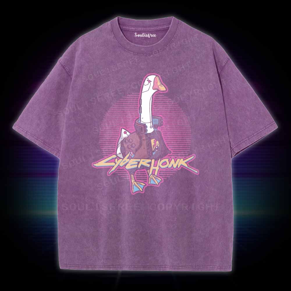 Soulisfree CYBER HONK Washed Tee