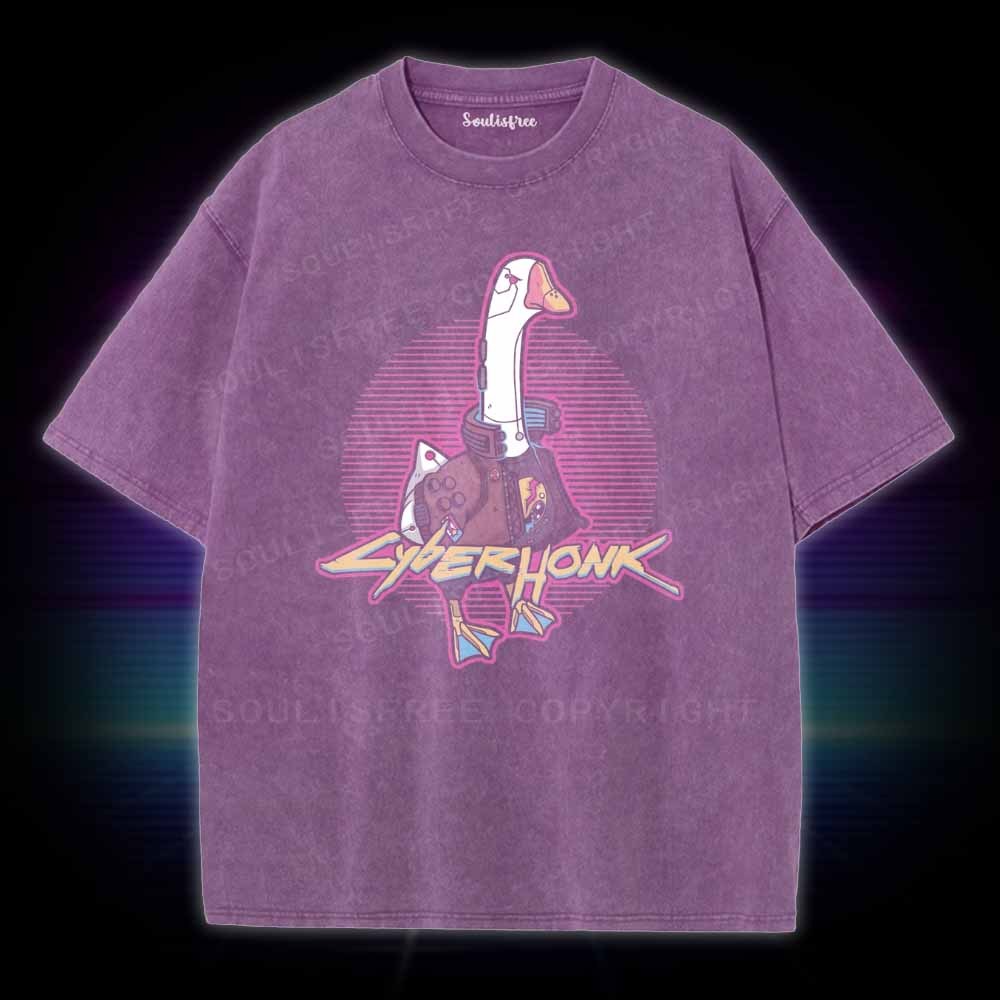 Soulisfree CYBER HONK Washed Tee