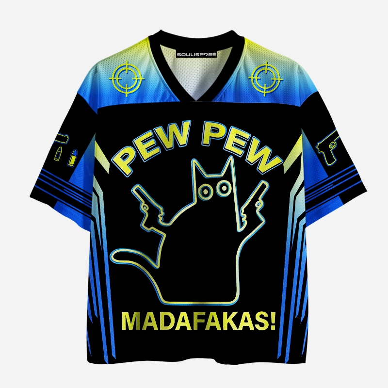 Soulisfree PEW PEW MADAFAKAS Mesh Jersey