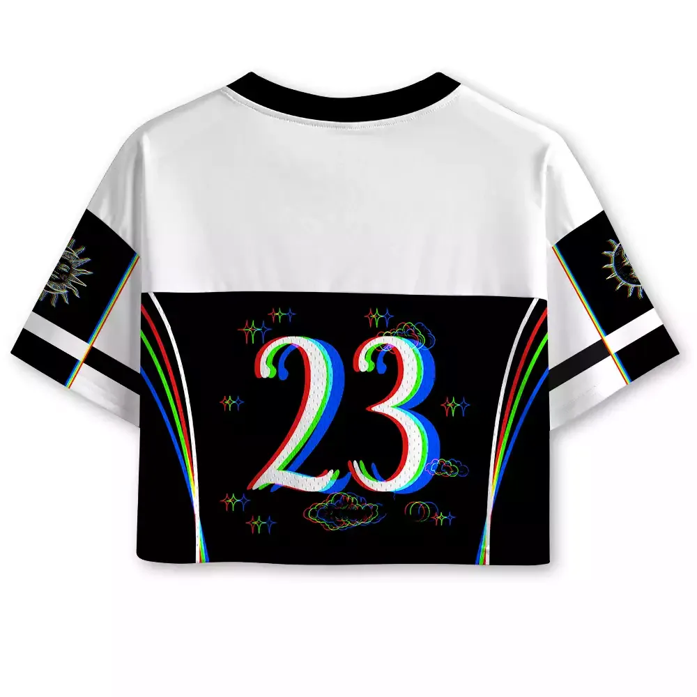 Soulisfree Eclipse of the Soul Cropped Mesh Jersey