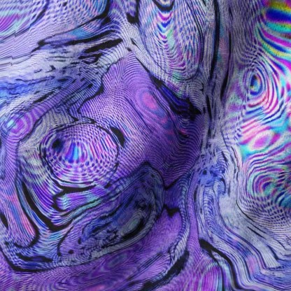 Soulisfree Hypnotic Purple Vortex Fuzzy Beanie