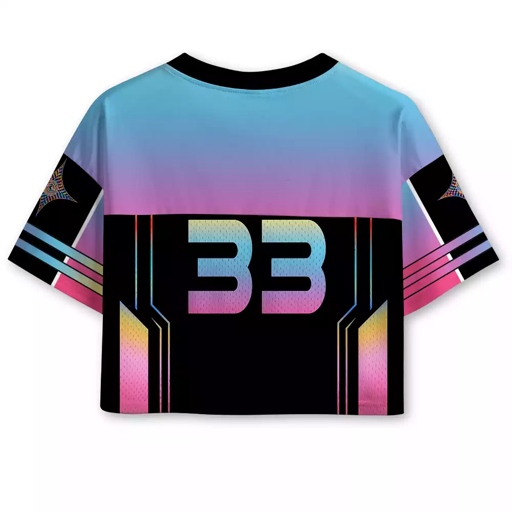 Soulisfree Universal Mind Awakening Cropped Mesh Jersey