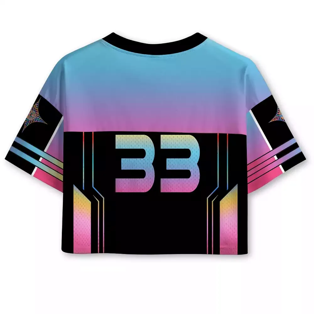 Soulisfree Universal Mind Awakening Cropped Mesh Jersey