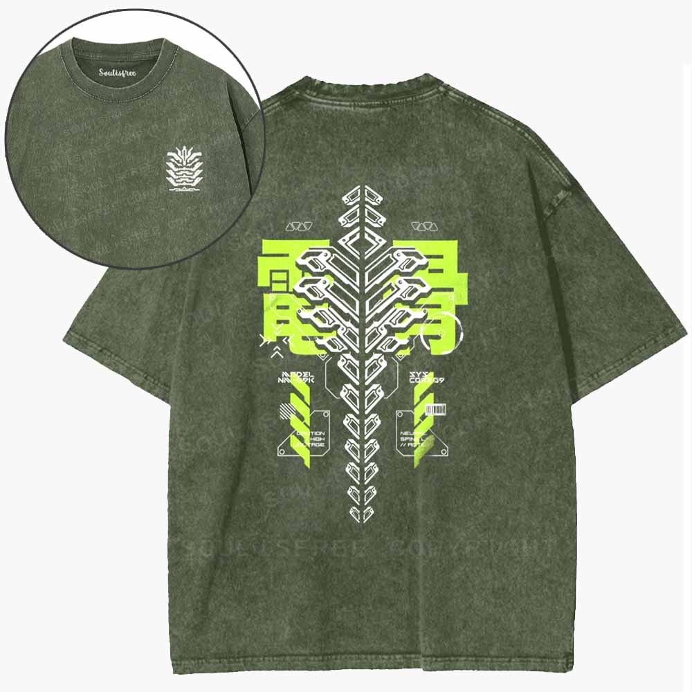 Soulisfree Cyber Genesis Washed Tee