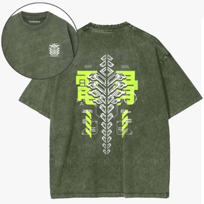 Soulisfree Cyber Genesis Washed Tee