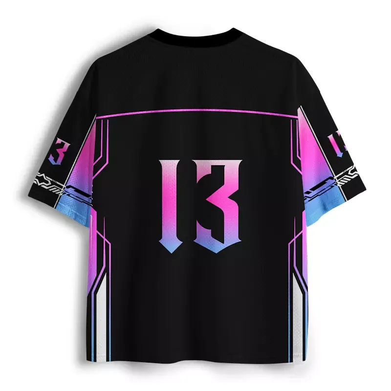 Soulisfree Technoholic Graphic Mesh Jersey