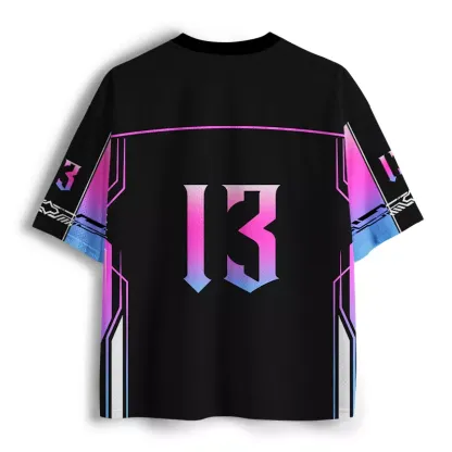 Soulisfree Technoholic Graphic Mesh Jersey