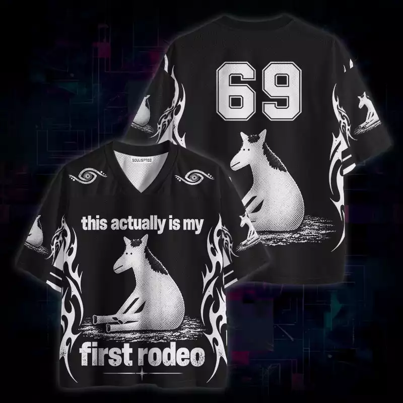 Soulisfree This Actually Is My First Rodeo Mesh Jersey