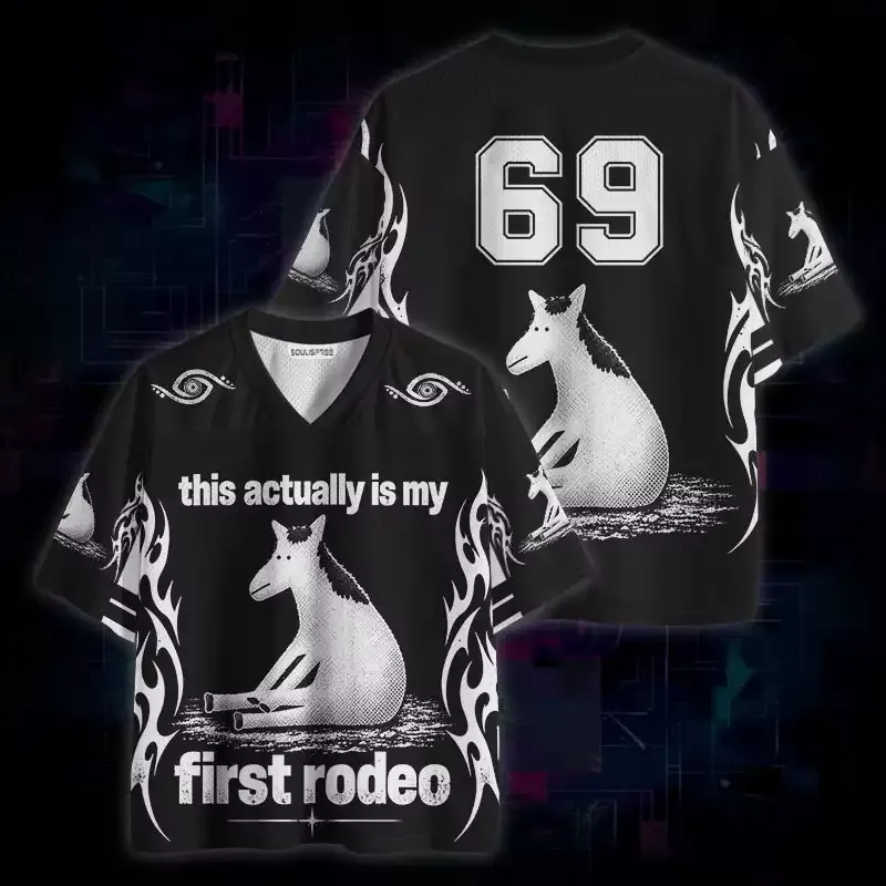 Soulisfree This Actually Is My First Rodeo Mesh Jersey
