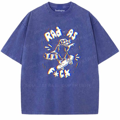 Soulisfree  RAD AS F*CK Washed Tee