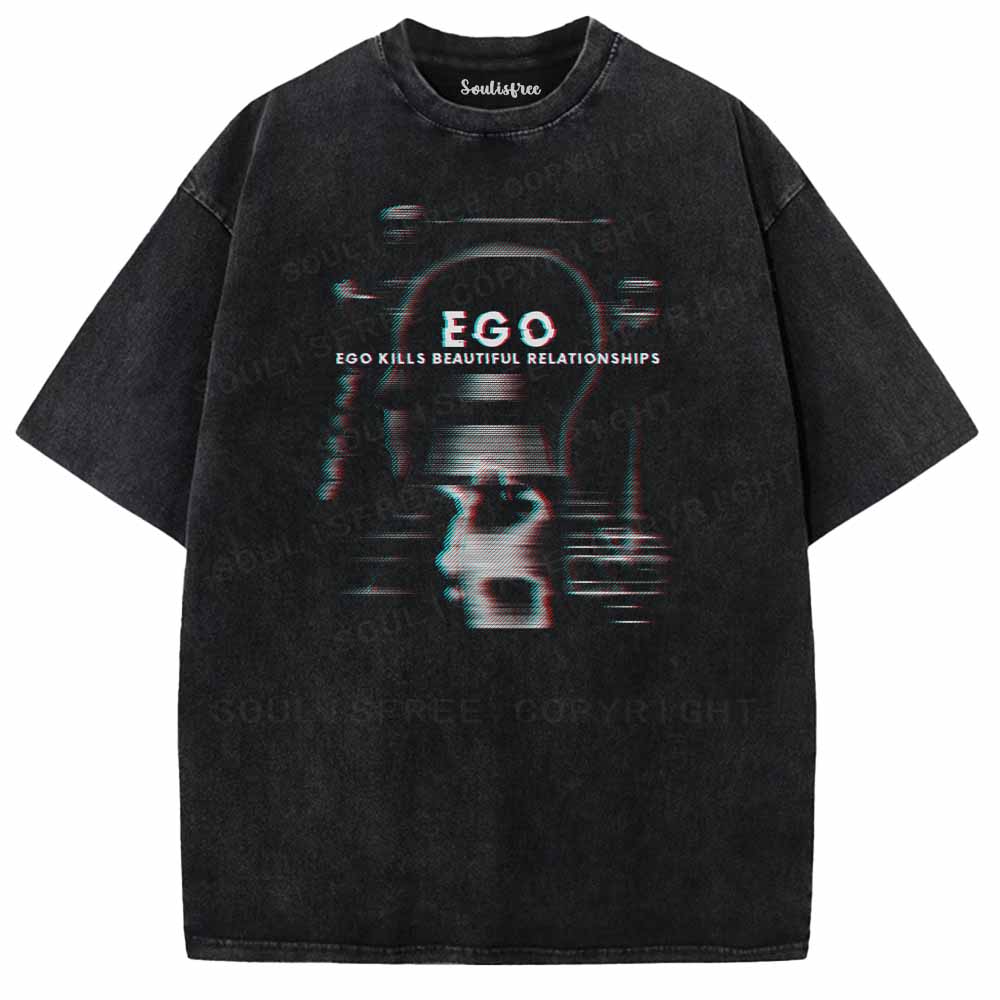 Soulisfree  EGO Washed Tee