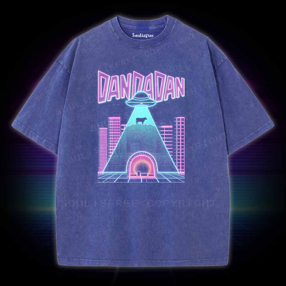Soulisfree Dandadan Alien Washed Tee